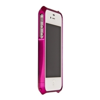 Бампер алюминиевый Deff CLIEAVE 2 для iPhone 4s iPhone 4 ярко-розовый