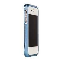 Бампер алюминиевый Deff CLEAVE Bumper для iPhone 4s/4 голубой