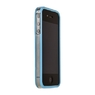 Бампер GRIFFIN для iPhone 4s/4 голубой с прозрачной полосой