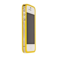 Бампер GRIFFIN для iPhone 4s/4 желтый с прозрачной полосой