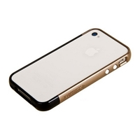 Бампер пластиковый SGP для iPhone 4s/4 бронзовый/черный