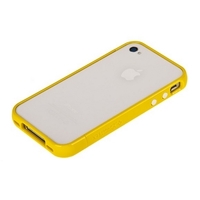 Бампер пластиковый SGP для iPhone 4s/4 желтый/желтый