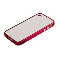 Бампер пластиковый SGP для iPhone 4s/4 темно-розовый/бордовый