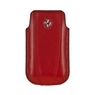 Чехол Ferrari для iPhone 4s/4/3Gs/3G кармашек красный