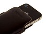 Чехол Ferrari для iPhone 4s iPhone 4 iPhone 3Gs 3G кармашек коричневый ромбики белые нитки