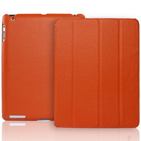 Чехол Jisoncase для iPad 4 3 2 цвет оранжевый без логотипа