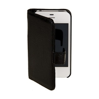 Чехол Fashion для iPhone 4s/4 книжка боковая с застежкой черный