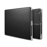 Чехол SGPe для iPad 4 3 2 - SGP Leather Case Folio Series Black SGP08846