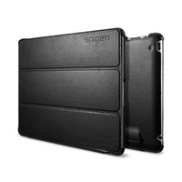 Чехол SGPe для iPad 4 3 2 - SGP Leather Case Leinwand Series Black SGP09164
