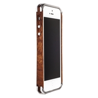 Бампер ELEMEUNT CASE Ronin для iPhone 5s iPhone 5 серебристый под дерево