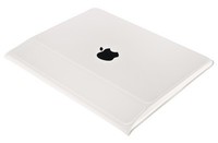 Чехол для iPad 4 3 2 полиуретановый с яблоком белый