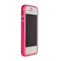 Бампер для Apple iPhone 4s/4 Bumper розовый (Pink) ОРИГИНАЛ