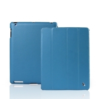 Чехол Jisoncase для iPad 4 3 2 JS-IPD-07I голубой