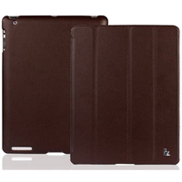 Чехол Jisoncase Smart Cover для iPad 4/3/2 коричневый