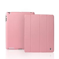 Чехол Jisoncase Smart Cover для iPad 4/3/2 розовый