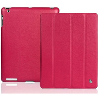 Чехол Jisoncase Smart Cover для iPad 4/3/2 пурпурный