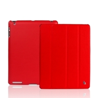 Чехол Jisoncase Smart Cover для iPad 4/3/2 красный