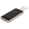 Чехол силиконовый Rabito для iPhone 4s/4 прозрачный кролик