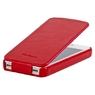 Чехол Fashion для iPhone 4s/4 с откидным верхом гладкий красный