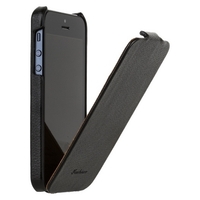 Чехол Faishion для iPhone 5s 5 с откидным верхом черный