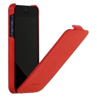 Чехол Fashion для iPhone 5 с откидным верхом Красный (Red)